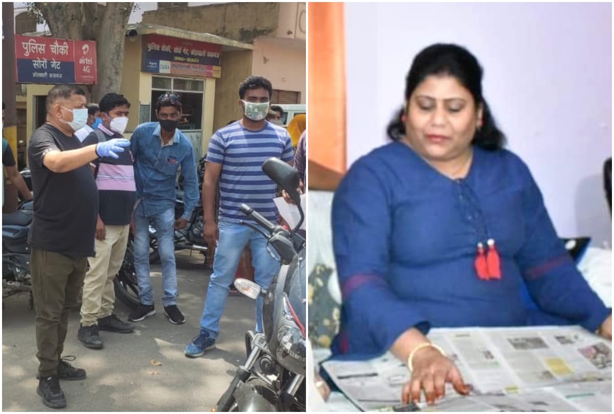 ips aditya verma's wife dies after corona infection in kasganj