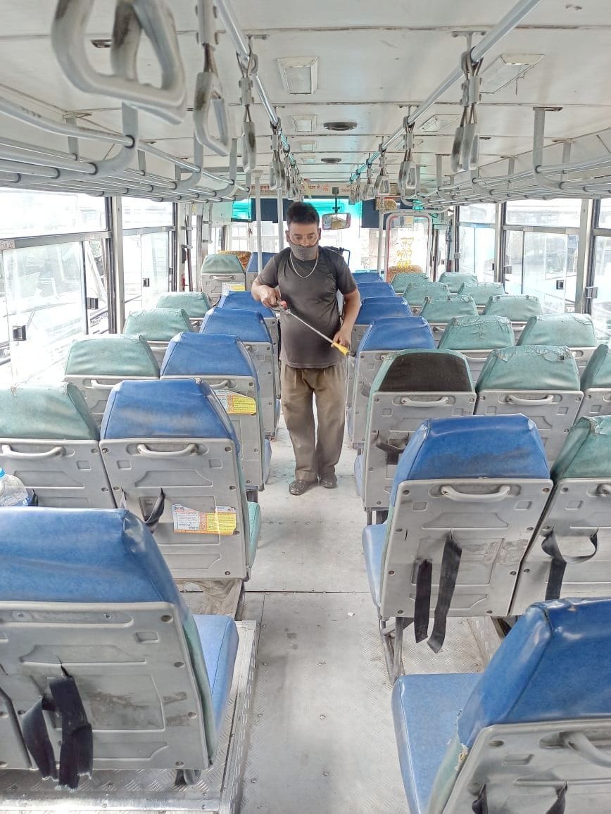 no mask, no service implemented in buses