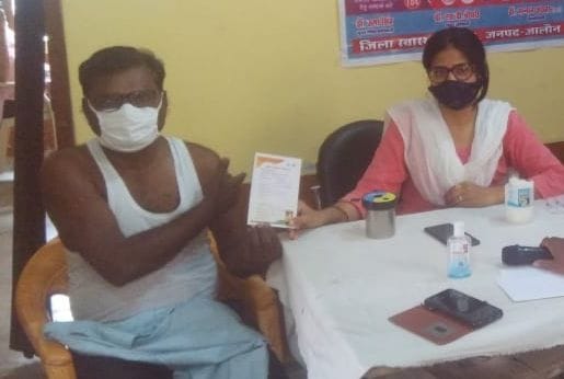 1307 vaccinated at 54 booths