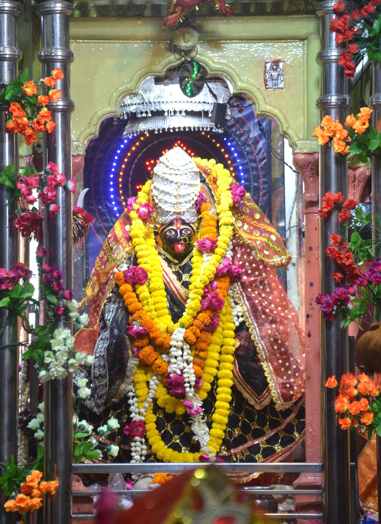 worship of Mahakali on seventh day