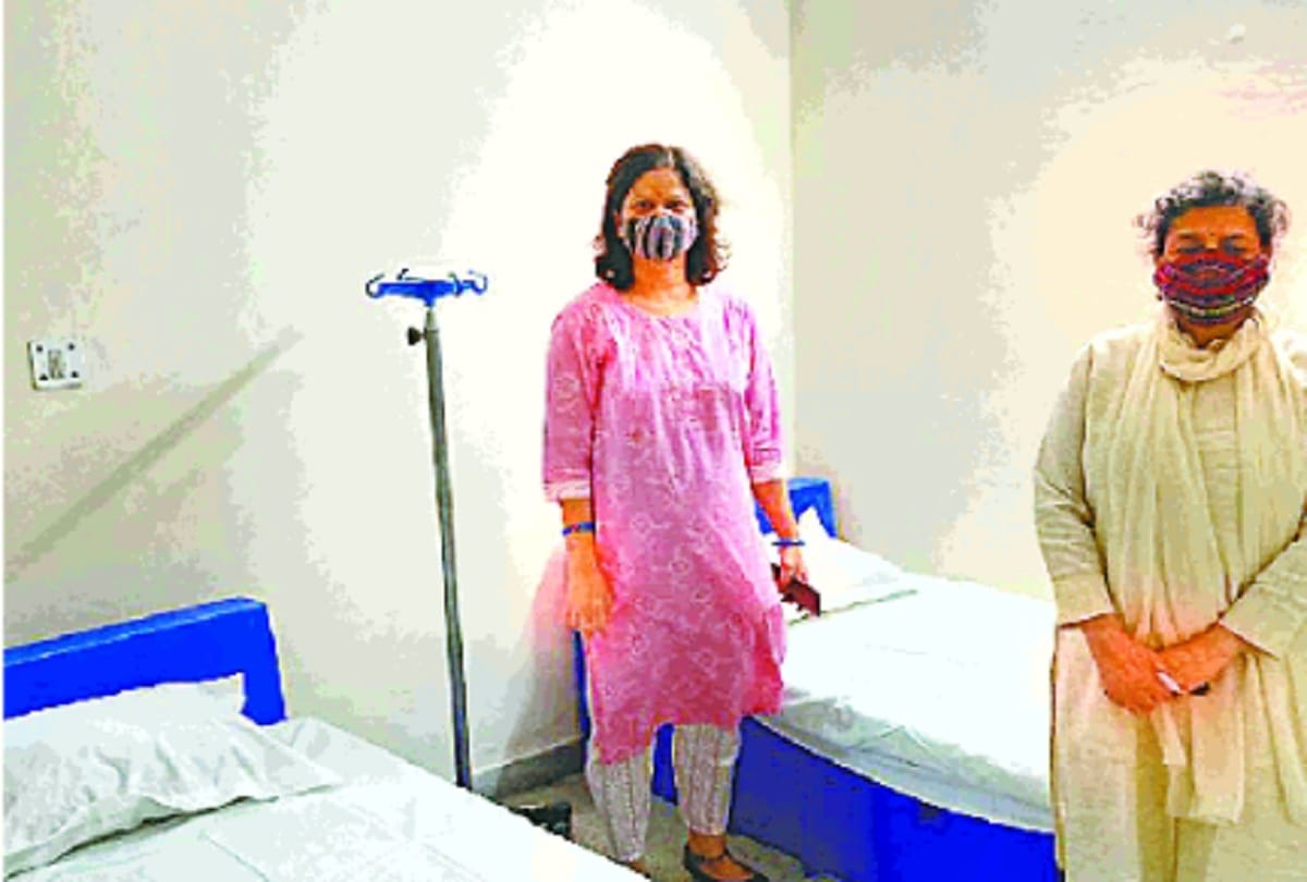   Delhi news:  society flat was converted into a mini hospital