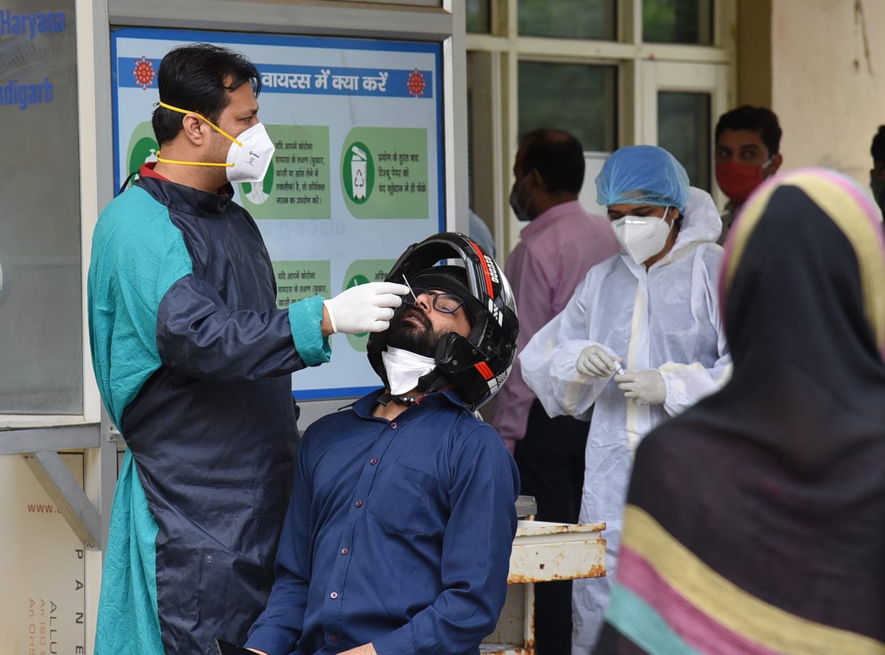 Corona havoc: 483 people found newly infected in Panchkula, active cases in the district rose to 2357