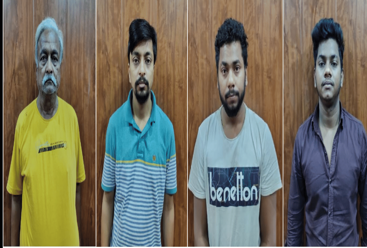 Four arrested including father and son for cyber fraud in agra