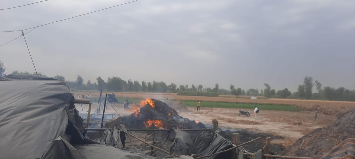 Three bikes, cash and belongings burnt by fire