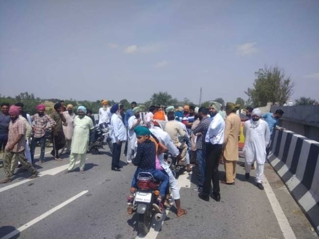 farmers protest in Bernala