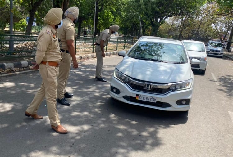 Police cut Challan of a Bride for not wearing Mask in Chandigarh