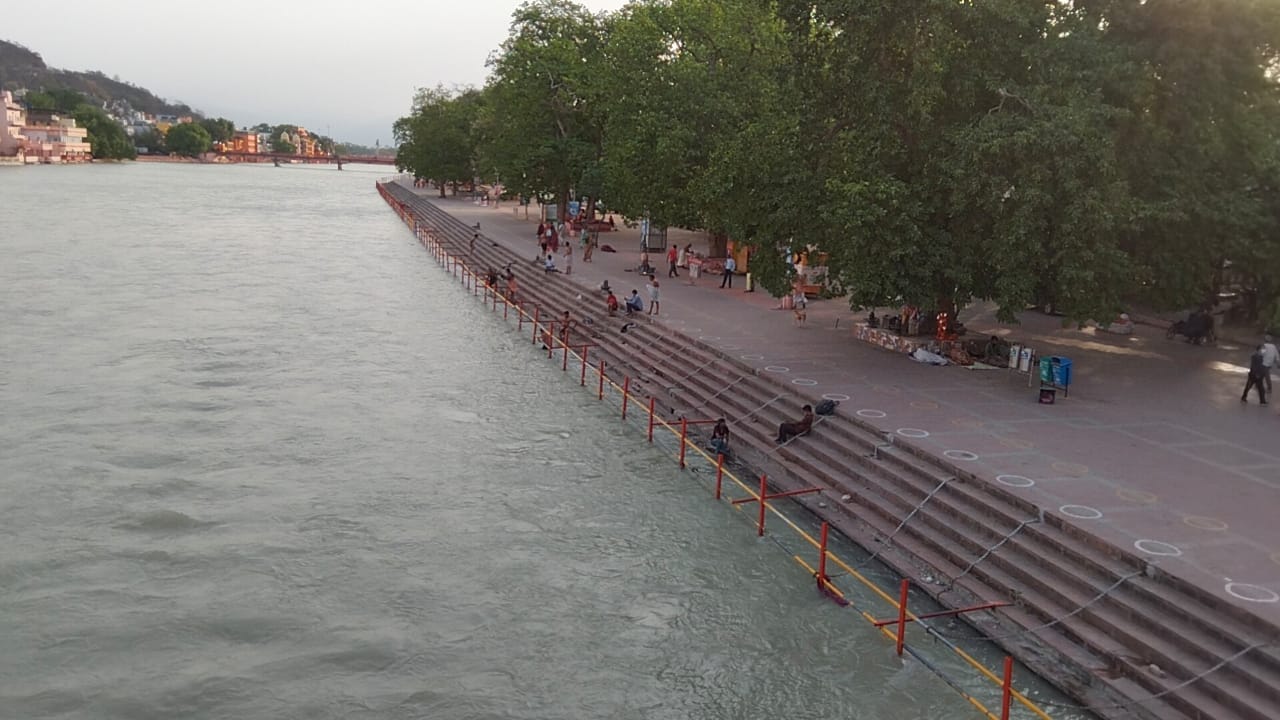 Kumbh Mela 2021: Ram Navami Snan Today in Haridwar ghat empty watch photos