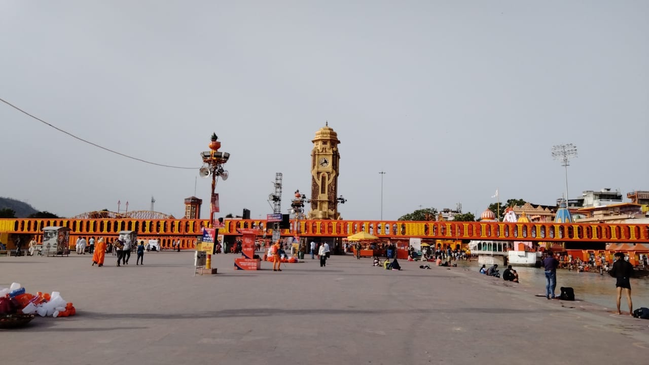 Kumbh Mela 2021: Ram Navami Snan Today in Haridwar ghat empty watch photos