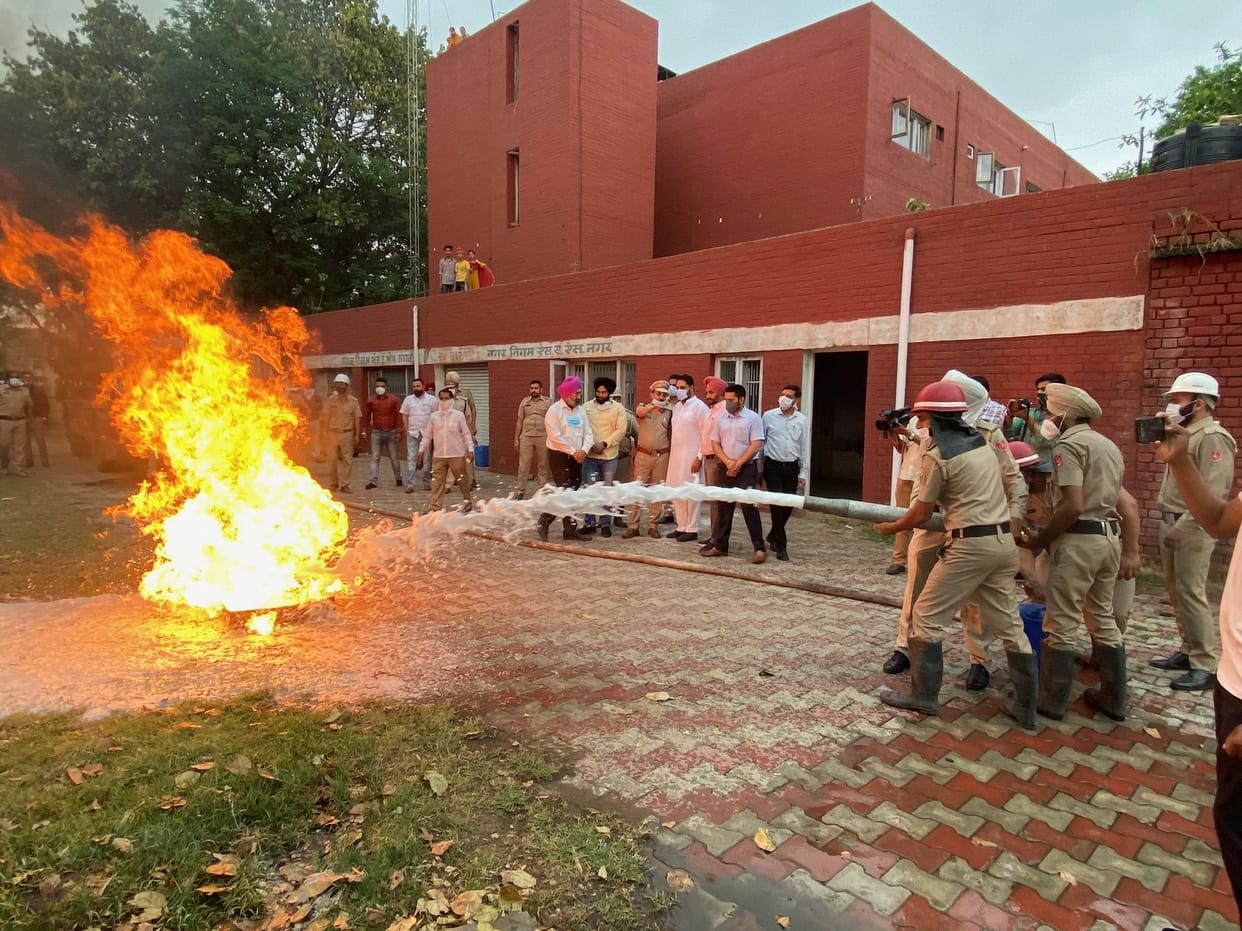 Shortage of employees in fire brigade department of Mohali