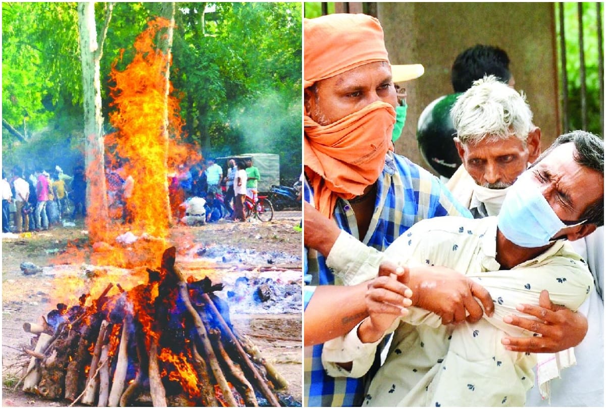 dead bodies cremated at the Tajganj crematorium till 2 am night in Agra