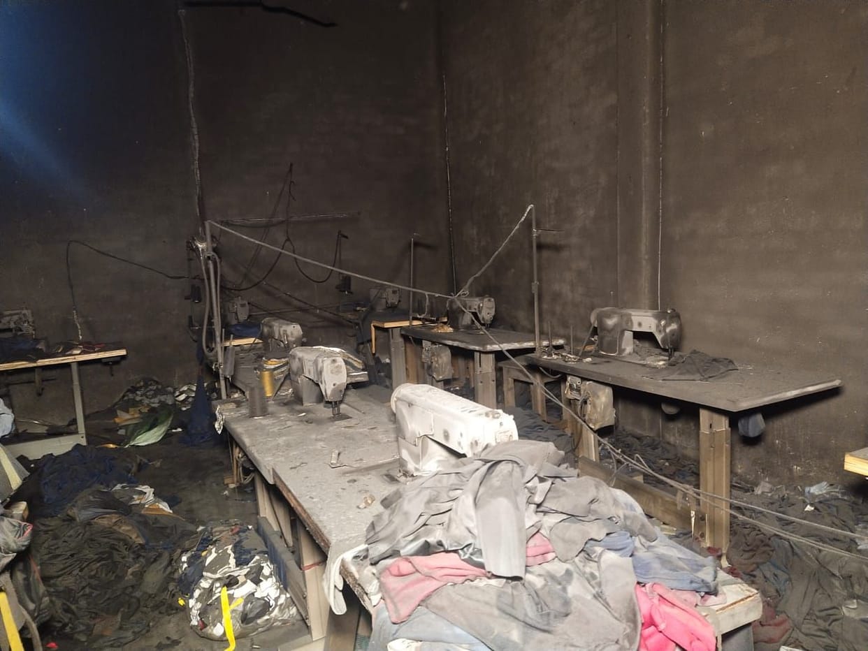 1.40 loss of clothes factory fire
