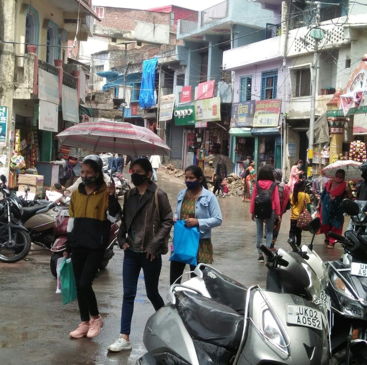 Weather change in District.