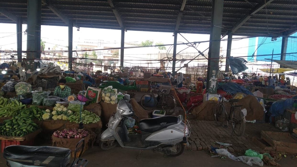 Retailer will not be planted in vegetable market, entry of common people is also banned