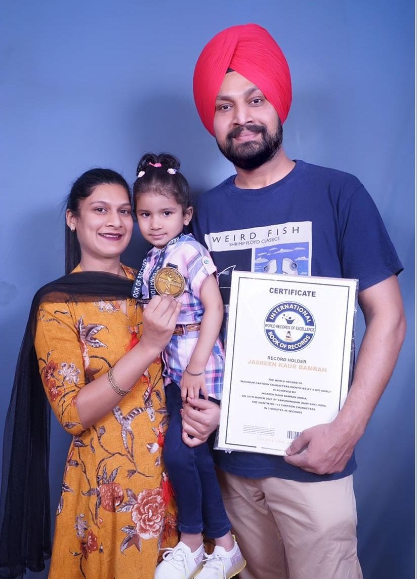 World record made in recognition of cartoons, Yamunanagar