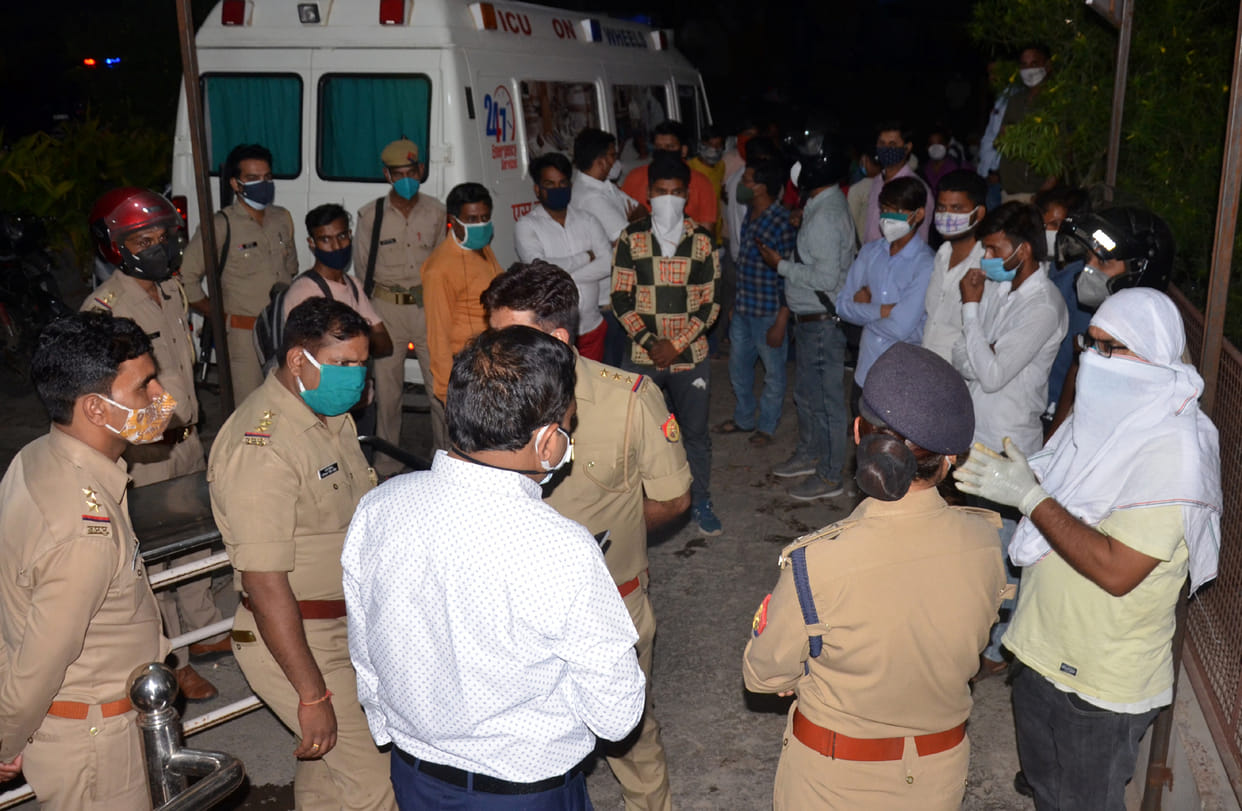 The families of the dead created a ruckus, a response from Lucknow