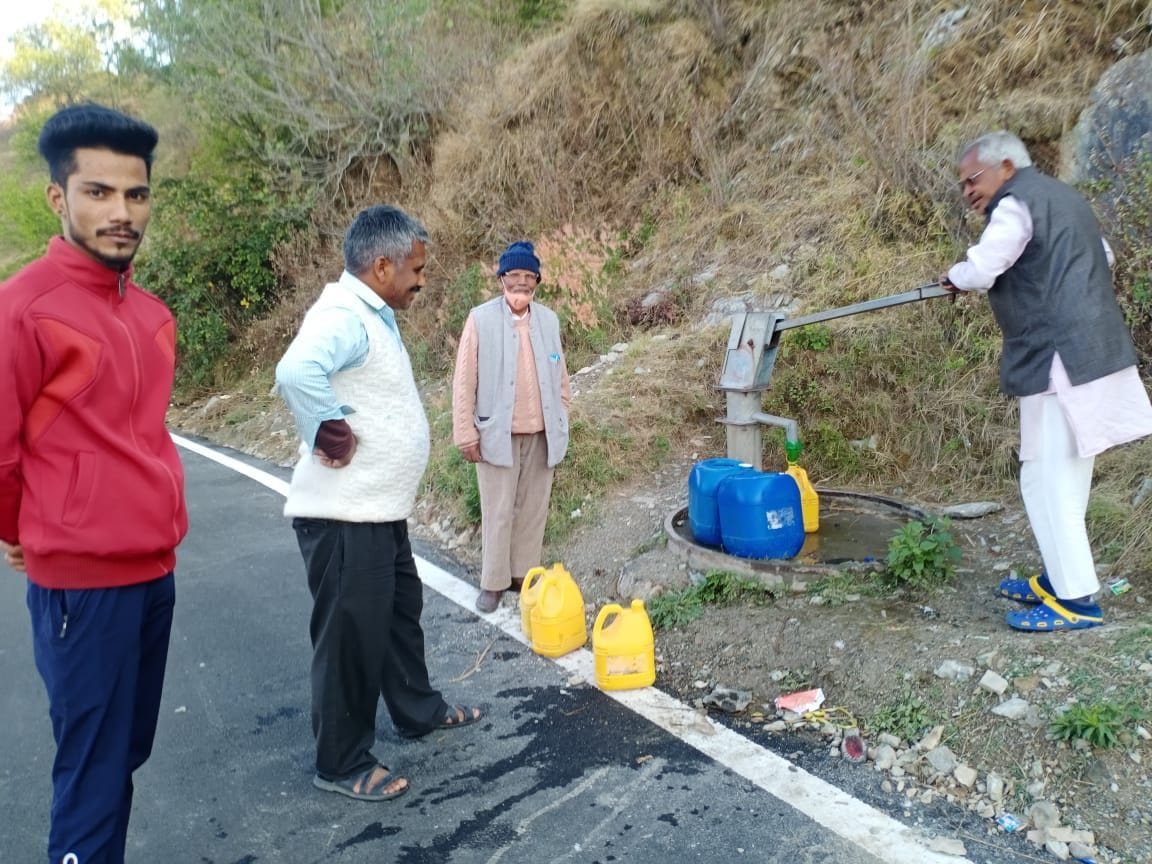 People protested for water