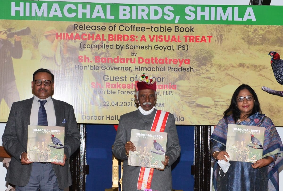Governor Bandaru Dattatraya releases coffee-table book of Somesh Goyal