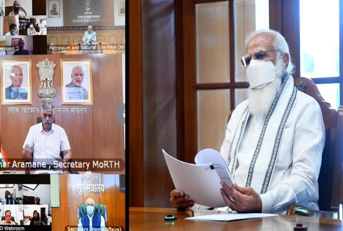PM Modi chaired a high level meeting to review oxygen supply across the country amid Coronavirus