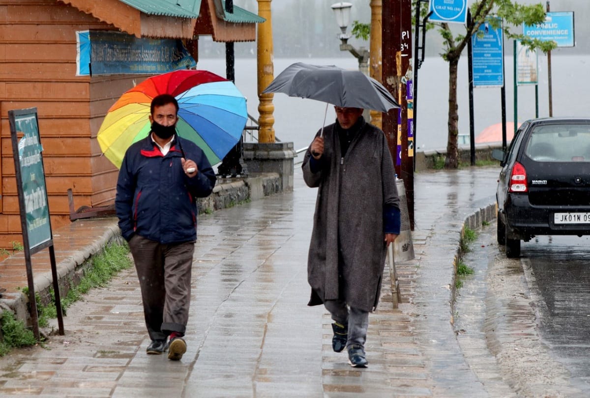weather forecast jammu kashmir Rain and snowfall in Kashmir valley