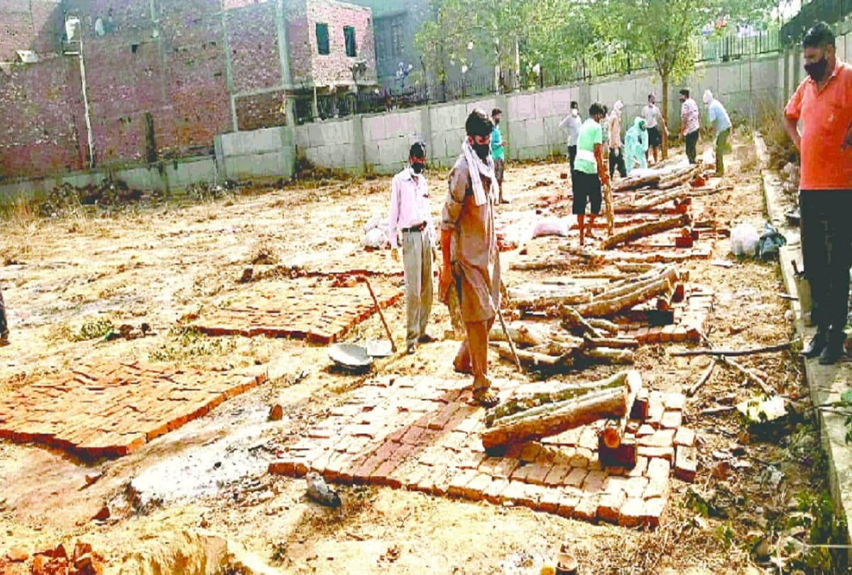 Delhi news: Cremation of 483 dead bodies at 25 ghats