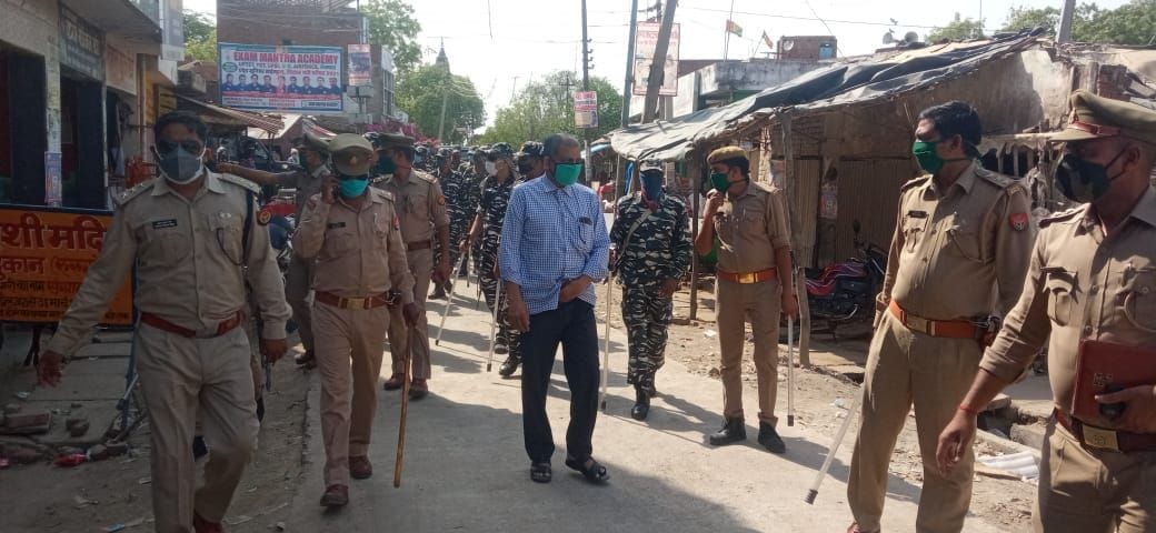 police,impeciton,voter,auraiya