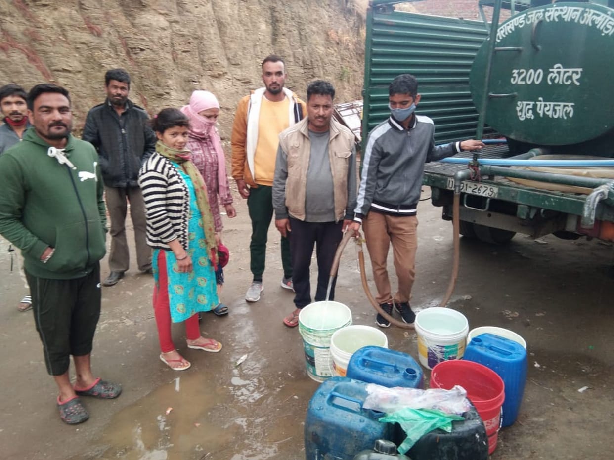 Water crises in Almora.