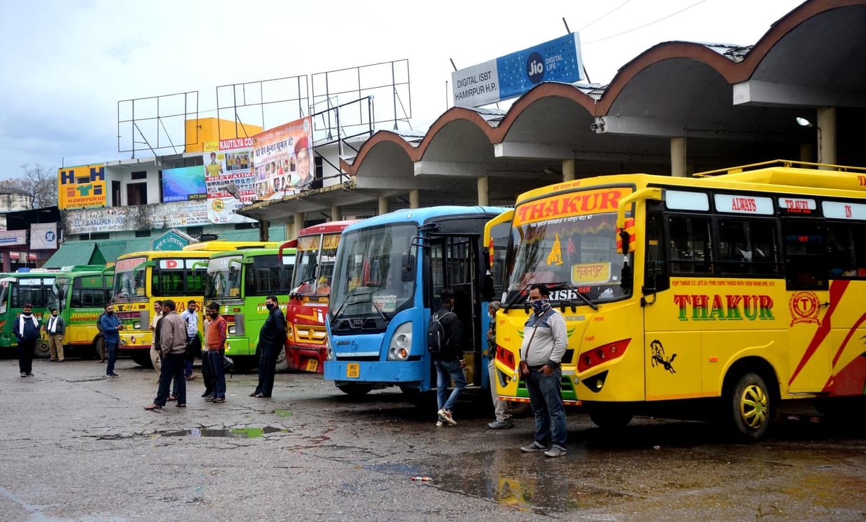 All local routes are closed today and tomorrow in Hamirpur