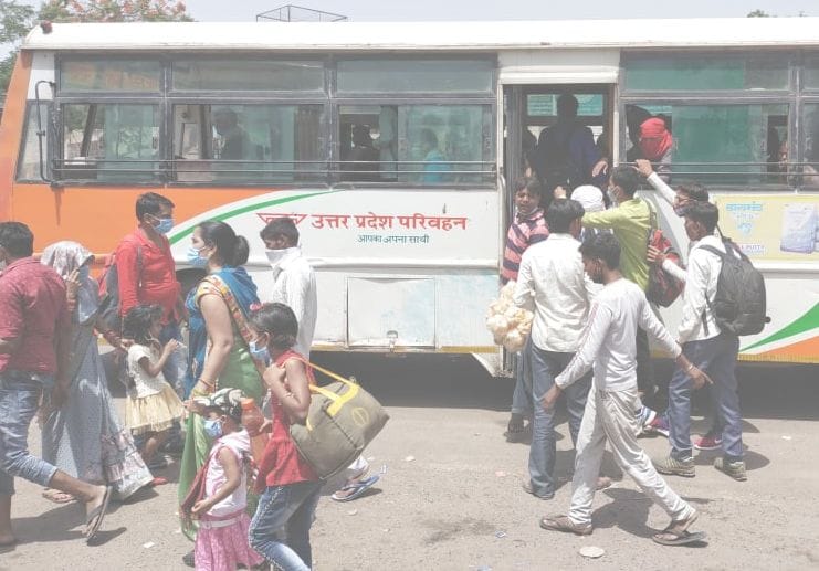 bheed in busses