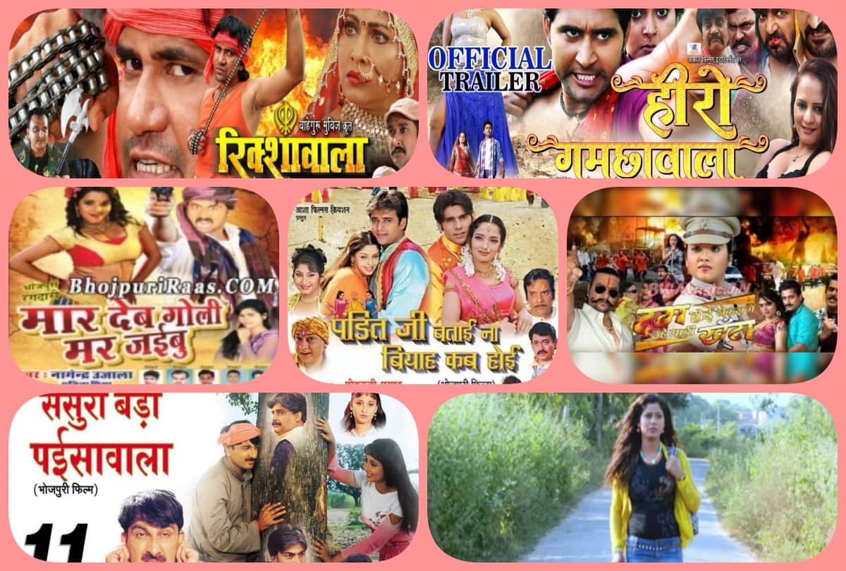 bhojpuri top 15 funny films and songs name including patna se pakistan and Hero Gamchawala