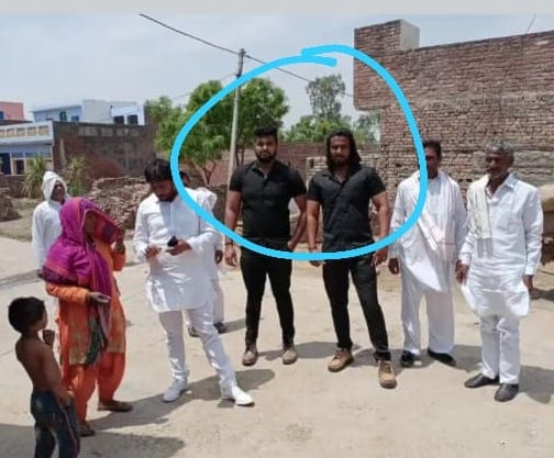 Candidate's photo with bouncers goes viral, arrested