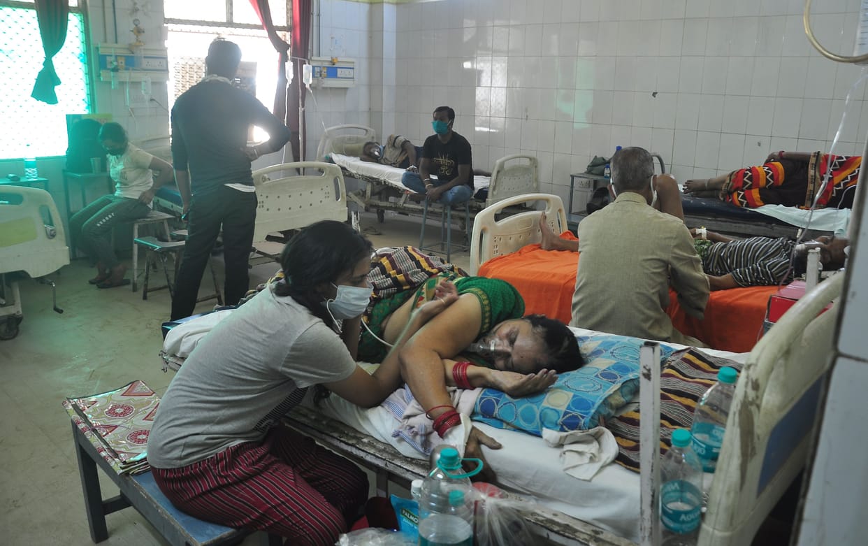 Only 33 patients are dying in Corona and 100 beds are kept in Kovid Hospital