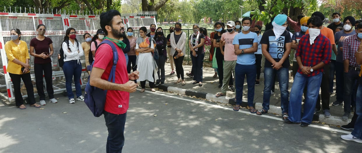 Again, students shouted slogans in PU .. know what is there ..