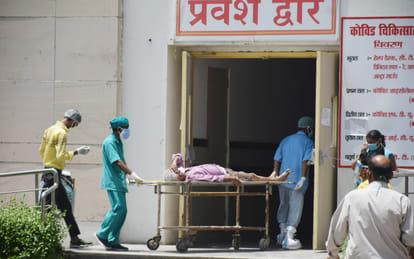 Cremation ghats and cemeteries increased the number of dead bodies, the mountain of broken gum