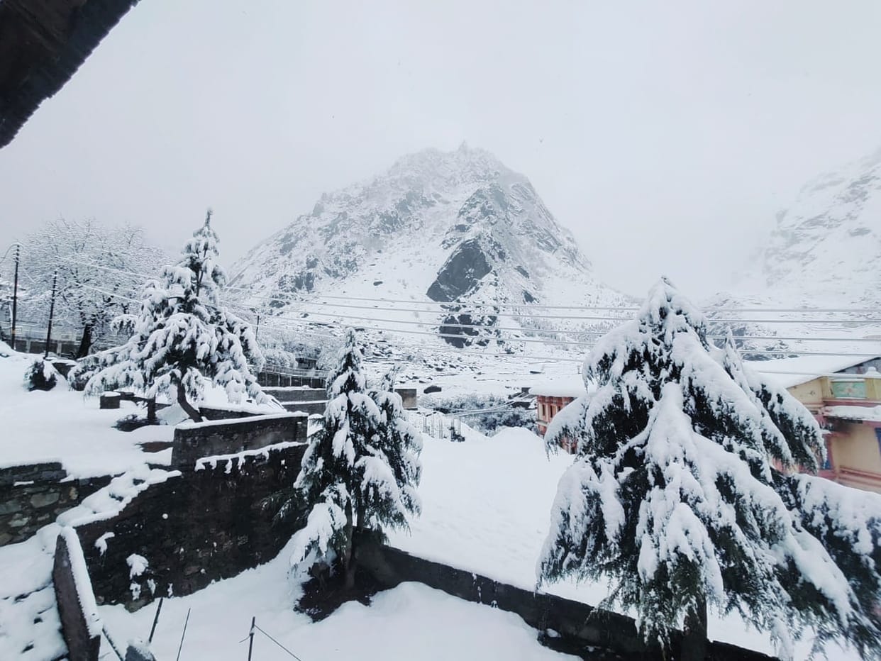 Uttarakhand Weather Forecast Today News: fresh snowfall beautiful photos