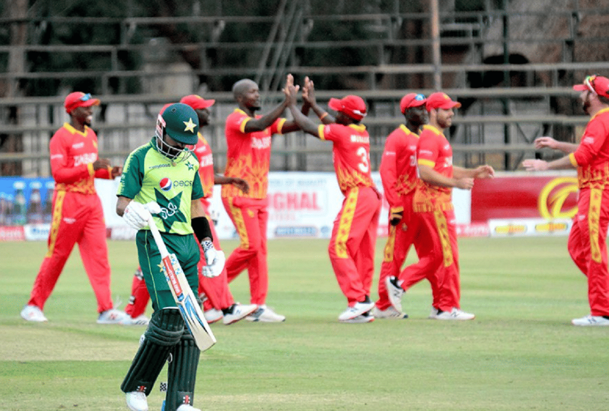 ZIM vs PAK Luke jongwe shines as Zimbabwe defeated Pakistan for the first time in t20i