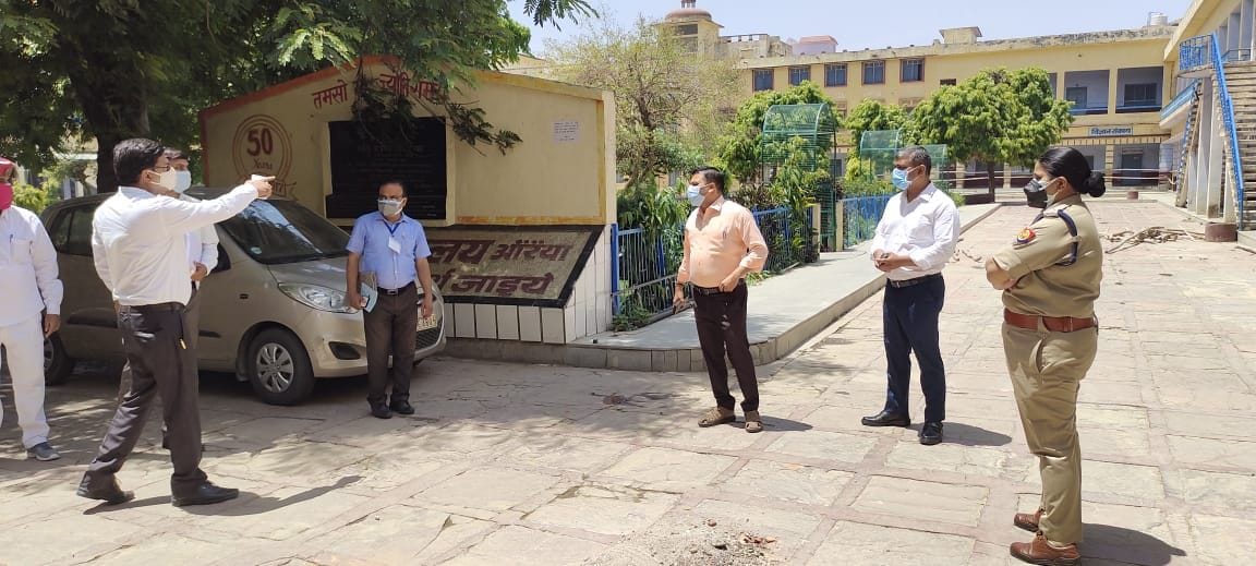 SP,impeciton,DM,auraiya,panchyat chunav