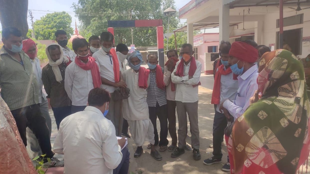 SP,impeciton,DM,auraiya,panchyat chunav