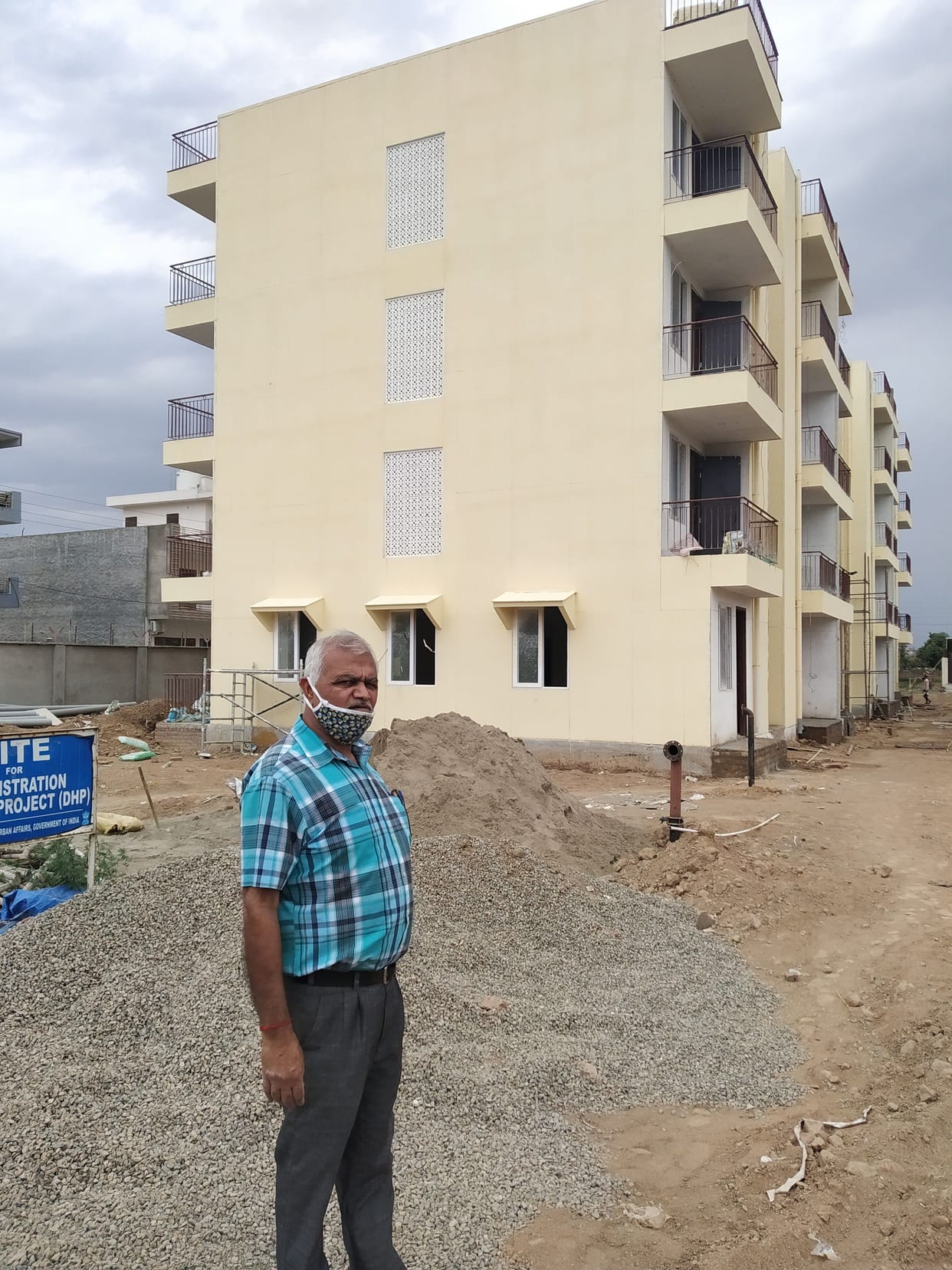 Example: Building of steel structure in Panchkula ... the fire will not burn, the earthquake will shake.