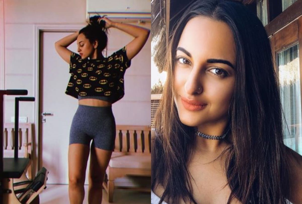 Sonakshi Sinha physical transformation after work out in home photo goes viral