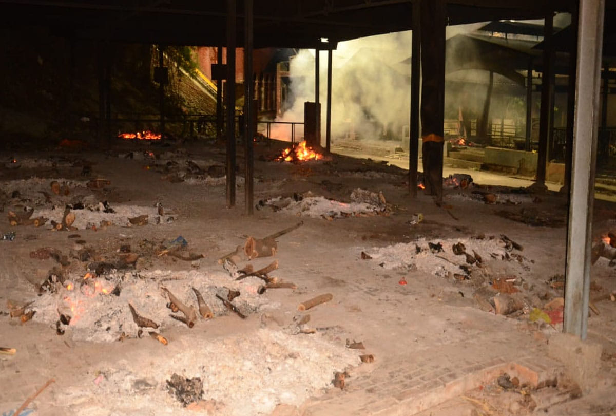 funeral in kanpur, Death from corona, coronavirus