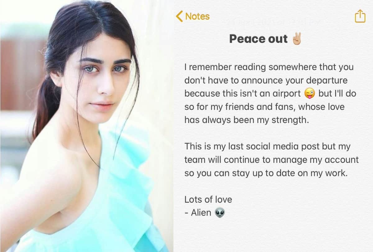Following Aamir Khan's Footsteps, Loveyatri Actress Warina Hussain Quits Social Media