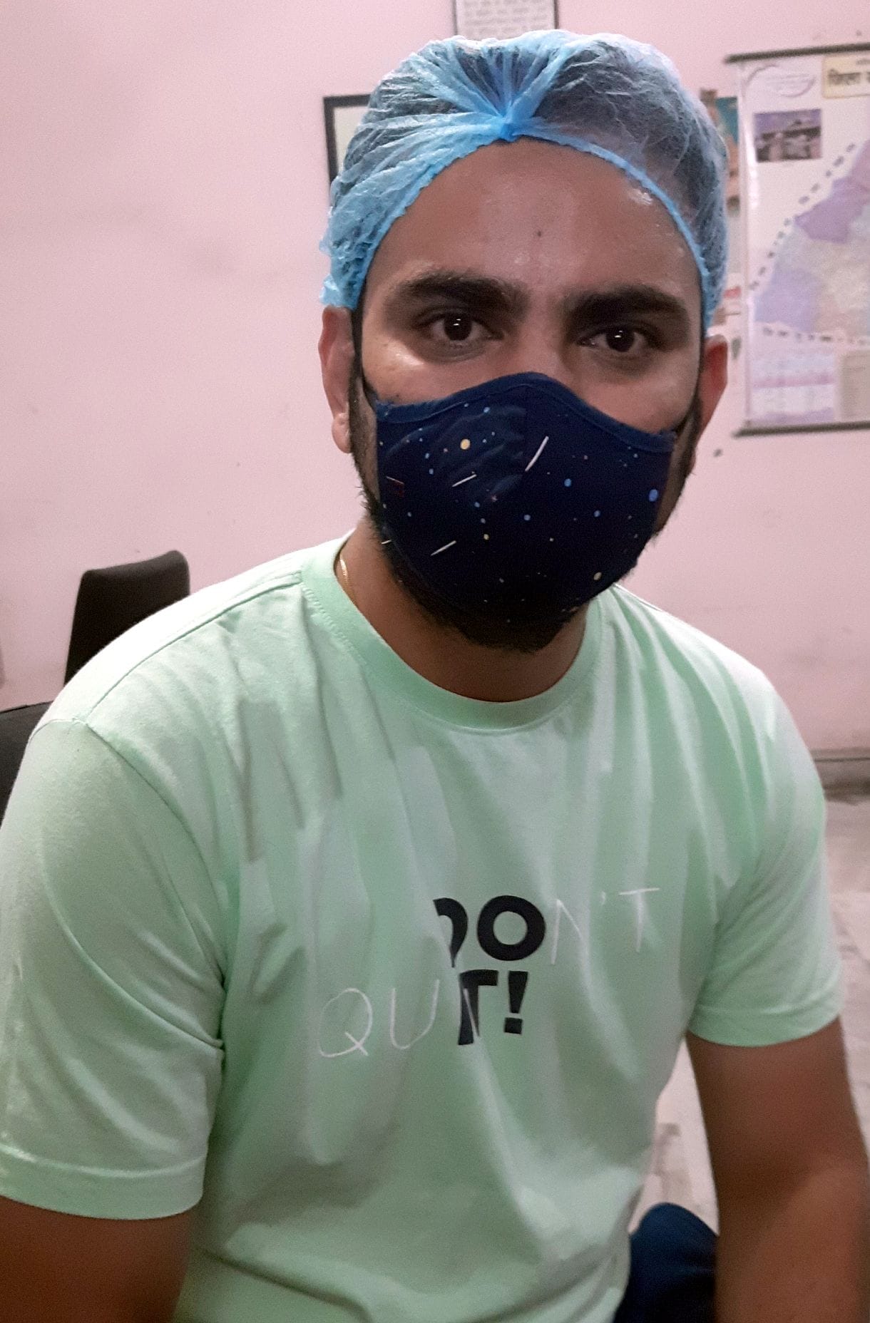 Nitin defeated Corona in four days