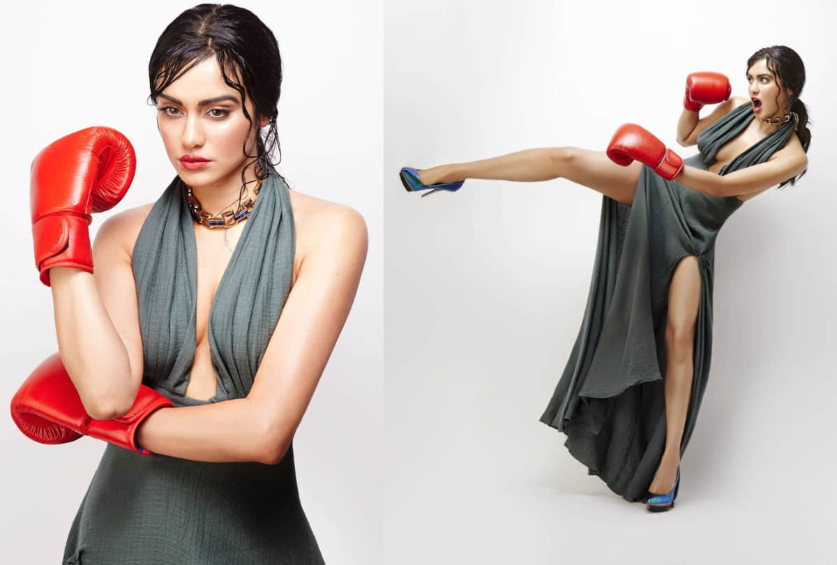 adah sharma unique photoshoot in sultry look with funny humor