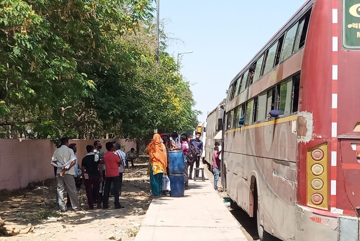 Continuation of going from district to their homes