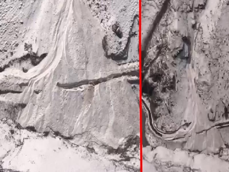 Uttarakhand News: glacier broke in china border at chamoli, watch photos