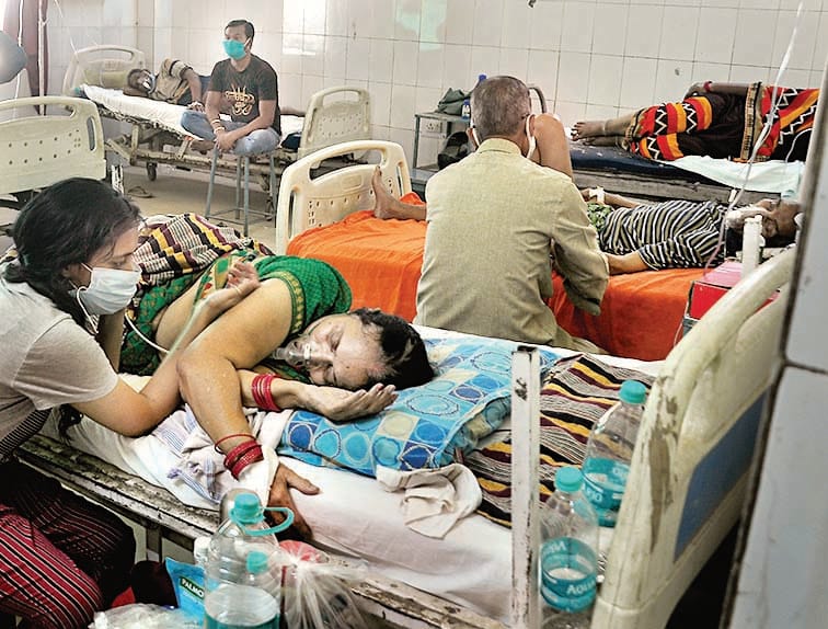 Lack of oxygen in Doaba hospitals, patients being referred