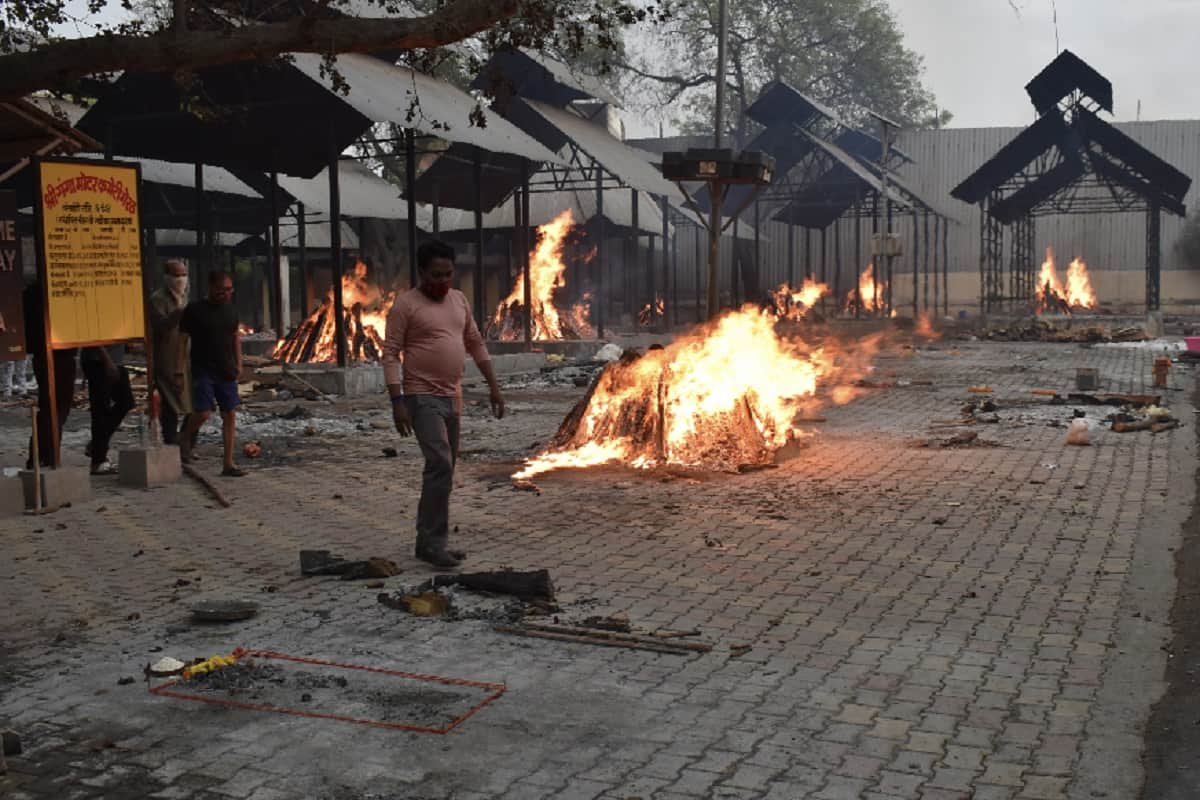 Corona Update: 47 bodies have been cremated at Surajkund crematorium in Meerut