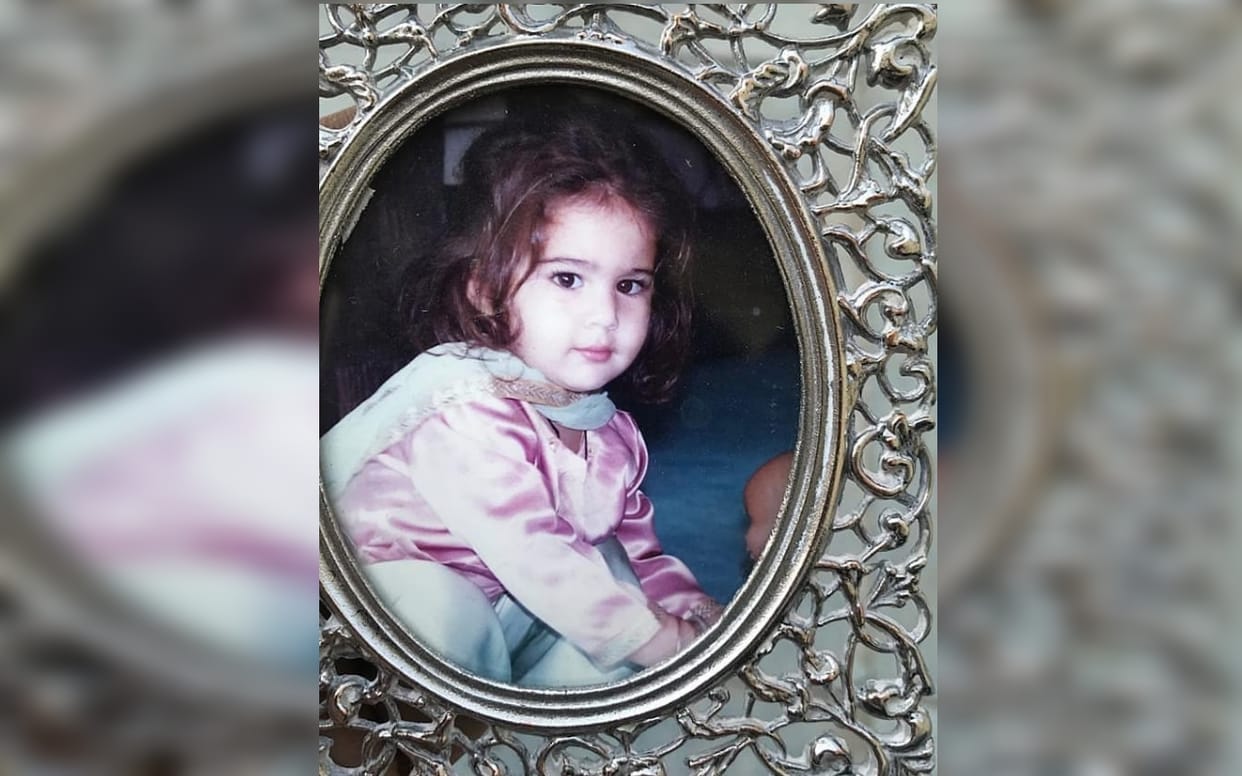 saba ali khan shared sara ali khan throwback childhood photo on instagram