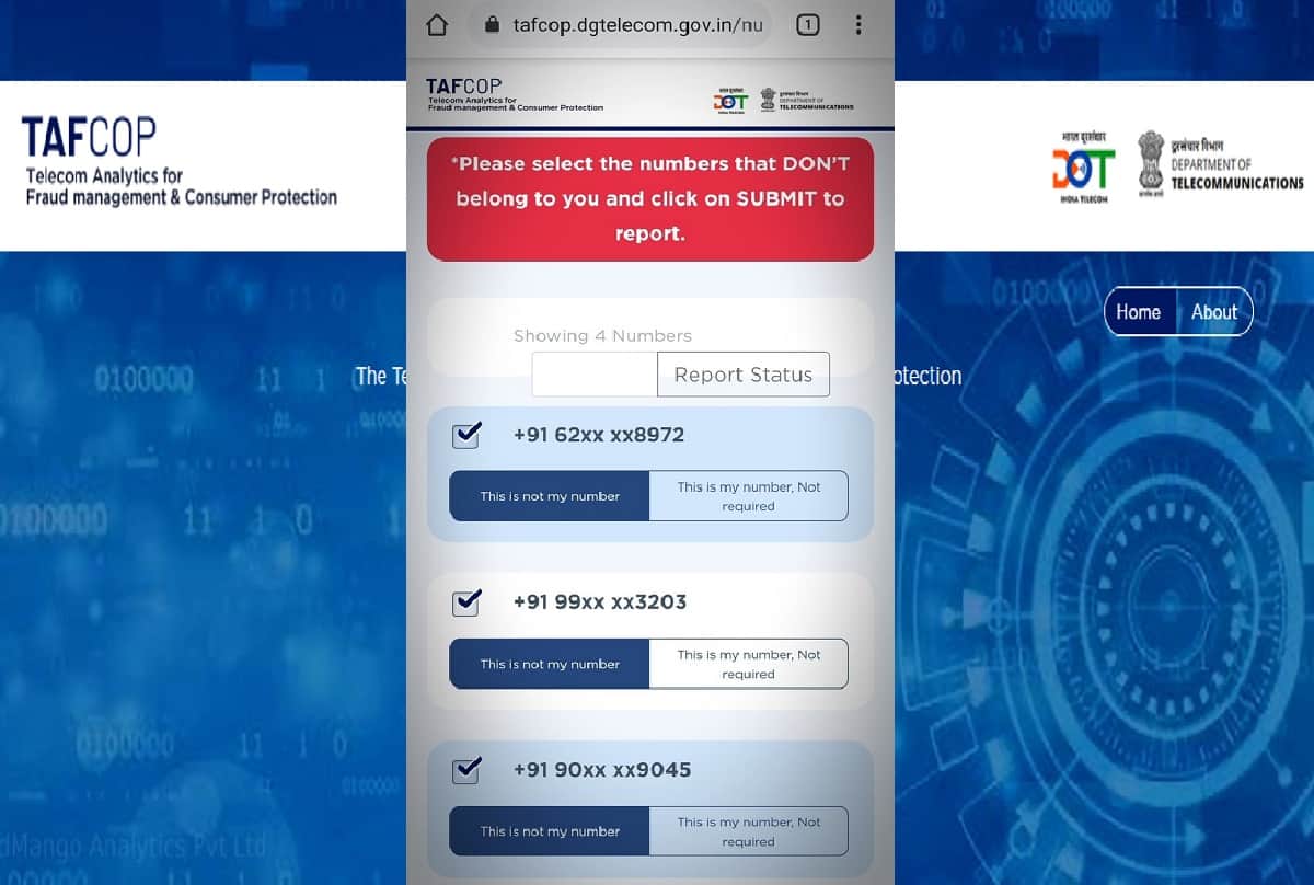 Mobile Numbers Are Active Under Your Name Know Step By Step Process