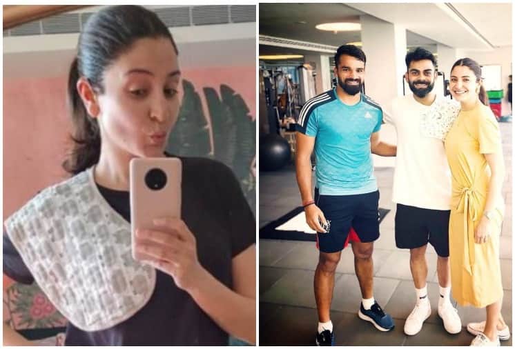 Virat Kohli Poses with Burp Cloth on Shoulders Giving Father Goals, Fans Says 'Best Daddy'